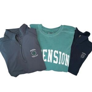 Sweatshirt Bundle Ascension Catholic School Spirit Wear Quarter Zip Sz M